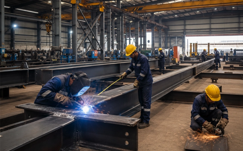 Steel Structure Fabrication Service in Vadodara