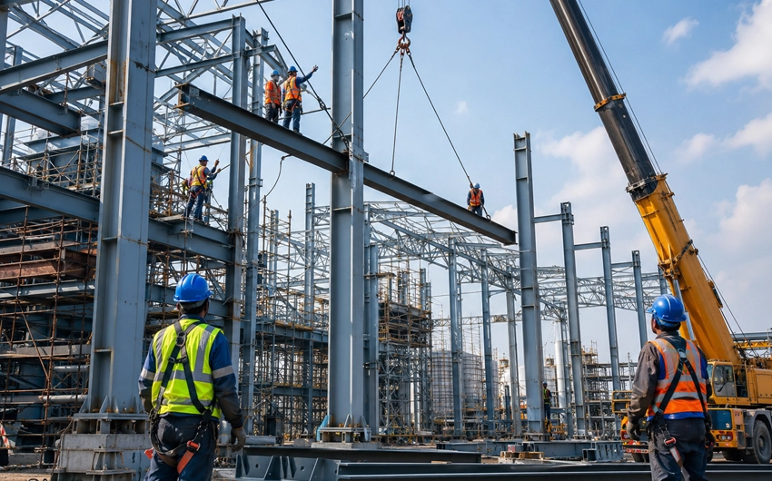Steel Structure Erection Services in Vadodara