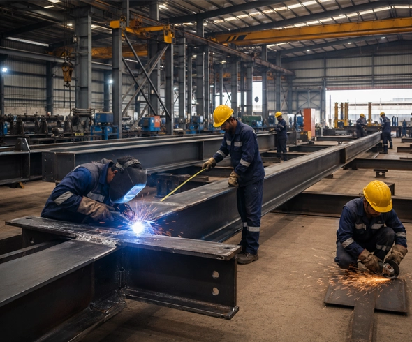 Steel Structure Fabrication Service in Vadodara
